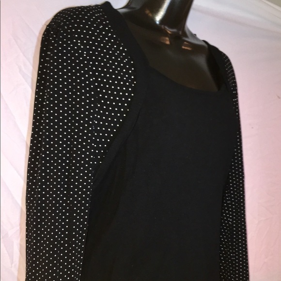 Investments Sweater Size Large With Pokey Dots - Picture 3 of 8